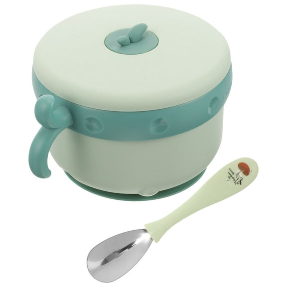 LOLIPPYY Durable Stainless Steel Baby Bowl with Handle Assorted Color Easy to Clean Heat Preservation for Baby Use