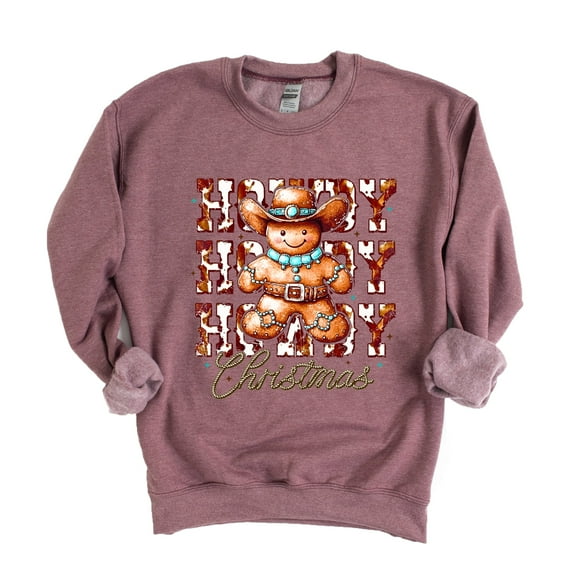 Howdy Gingerbread - Women's Graphic Sweatshirt