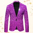 thumbnail image 2 of WEAIXIMIUNG Carnival Mens Long Sleeve Lapel Button Button Suit Jacket Large Size Print Jacket Pocket Mens Business, 2 of 5