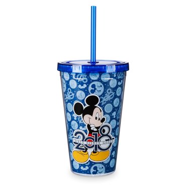 Disney Parks 2018 Walt Disney World Mickey Tumbler with Straw New