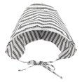 thumbnail image 1 of GOOHOCHY Sombrero de ala ancha a rayas para mujer, plegable, para playa, verano, protección UV, ligero, transpirable, para pesca al aire libre., 1 of 8