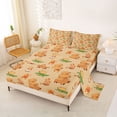 thumbnail image 2 of Erosebridal Cartoon Capybara Kid Full Size Sheets, Cute Crocodile Animal Bed Sheets, 4-Piece, 2 of 5