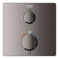 thumbnail image 5 of Grohe Grohtherm 24110A00 Single Function 2-Handle Thermostatic Valve Trim in Grohe Hard Graphite, 5 of 5