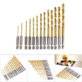 thumbnail image 1 of Reliable HSS Wide Application Twisted Drill Bit, Hex Drill Bit, For Wood Drilling Plastic Steel, 1 of 8