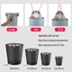 thumbnail image 5 of Bolsa de basura con cordón grueso, bolsa de plástico desechable grande para el hogar, bolsa de boca ancha, bolsa de basura para tiendas departamentales, paquete A, 5 of 5