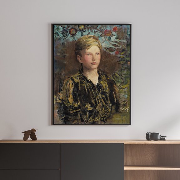Townsend Bradley Martin - 1919 | Abbott Handerson Thayer | Premium Fine Art Print | 20th Century American | Realism | Portrait | Botanical | Plant Art | Nature Art