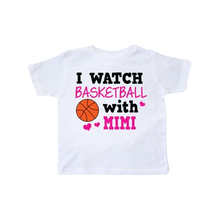 

Inktastic I Watch Basketball with Mimi Gift Toddler Toddler Girl T-Shirt