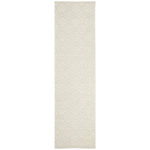 SAFAVIEH Vermont Martha Geometric Runner Rug, Ivory, 2'3" x 8'