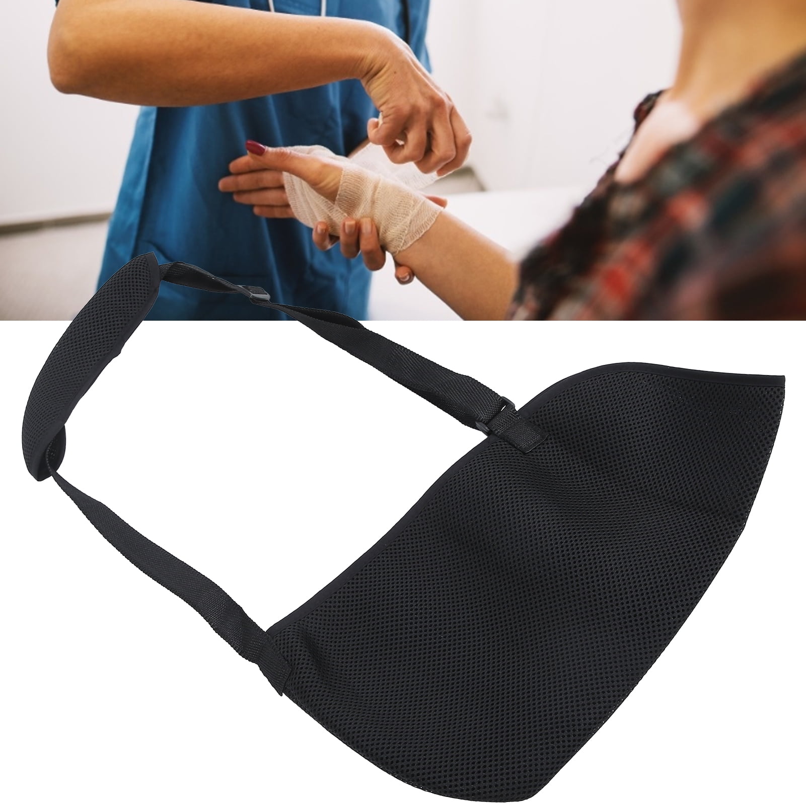 Spptty Breathable Arm Sling Adjustable Arm Support Shoulder Immobilizer