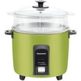 thumbnail image 2 of Panasonic Automatic Rice Cooker And Vegetable Steamer - Green, Black (sr-y22fgjg), 2 of 2