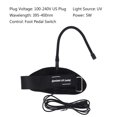 thumbnail image 4 of Lámpara Portátil De Extensión De Pestañas Para Muñeca, Lámpara De Curado Con Pegamento UV, Brazo Flexible, Interruptor De Pedal De 5W, Enchufe Estadounidense De 100-240V Para, 4 of 7