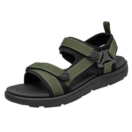 XDDST Men s Shoes Men Flat Sandals Fashion and Comfort Soft Bottom Beach Sandals Soft Sandals