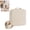 Cream, variant on Travel Makeup Bag with Magnetic Fold Down Flap, Waterproof Leather Cosmetic Bag for Women, Multi Zone Standing Toiletry Organizer(Cream 1PCS)