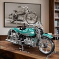 thumbnail image 3 of American Cruiser Motorcycle Building Set, MOC Classic Motorbike Model Kit for Display, Collectible Gift for Adult (1971 Pcs), 3 of 7