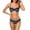 A, variant on KaLI_store Womens Swimsuits Women Padded Push up Bikini Set Halter Two Piece Cross Top Swimsuit Patchwork Bathing Suit Monokini D,L