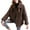 Coffee, variant on Lovskoo Womens Winter Coats Sherpa Jacket Faux Shearling Teddy Coat Button Down Fleece Winter Warm Coat Beige