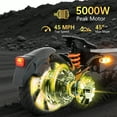 thumbnail image 6 of 5000W Dual Motor Electric Scooter for Adults, 45 MPH Max Speed, 45 Mile Long Range, 45°Max Slope, 52V/25.6AH Large Capacity Battery, Dual Disc Brakes, Foldable Design & UL Safety Certified G2Master, 6 of 8