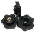 thumbnail image 3 of 8pcs Head Black Plastic Thread Star Knob Knob Star Clamping Female Faucets, 3 of 6