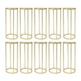 thumbnail image 2 of 10PCs Gold Wedding Centerpieces for Table, Metal Geometric Floor Vases Flower Stand for Weddings Party Events Decoration, 2 of 7