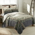 thumbnail image 6 of Donna Sharp Pine Boughs 3PC Rustic Queen Quilt Set, 6 of 9