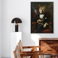 thumbnail image 5 of Hudo Canaan Painting Gentleman Style on Canvas, Canaan Vintage Costume Style Animals Posters For Home Decorations, Living Room, Bathroom Decor, 5 of 5