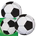 thumbnail image 2 of Soccer Ball Themed Birthday Party Plates & Napkins Serves 16, 2 of 3