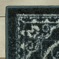 thumbnail image 5 of Mainstays India Medallion Textured Navy Gray Indoor Living Room Area Rug,7' x 10', 5 of 7