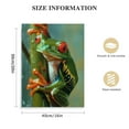 thumbnail image 2 of Acheng Hotel Decor The Red Eyed Tree Frog Canvas Wall Art Posters Gifts Bedroom Painting Home Decor Hanging Pictures 16x20 in, 2 of 5
