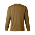 thumbnail image 5 of Harriton M118L Unisex Charge Snag and Soil Protect Long Sleeve T-Shirt-Coyote Brown-L, 5 of 6