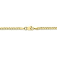 thumbnail image 4 of 10K Yellow Gold Curb chain 24 in 2.2 mm 2.2mm Flat Beveled, 4 of 5