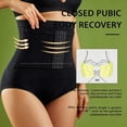 thumbnail image 2 of Women's Body Shaping Shorts Waist Trainer Corset Shapewear Tummy Control Body Shaper Waist Cincher for Women Postpartum Belly Band Wrap With Breathable Smoothing Comfort(Black,XXL), 2 of 7
