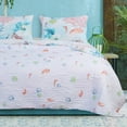 Barefoot Bungalow Sarasota Coastal Quilt Set, 3Piece King/Cal King