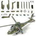 thumbnail image 1 of NUOTIE 1:72 Scale AH-64 Apache Quick Build Helicopter Model Kit Plastic Toy Assembly Military Helicopter Model Gift for Kids (25 Pieces), 1 of 6