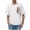 Grey, variant on Krdevn Men's Sleeve T Shirts Oversize Zipper Pocket Comfortable Crewneck Graduated Color Fit Shirt Tops,L