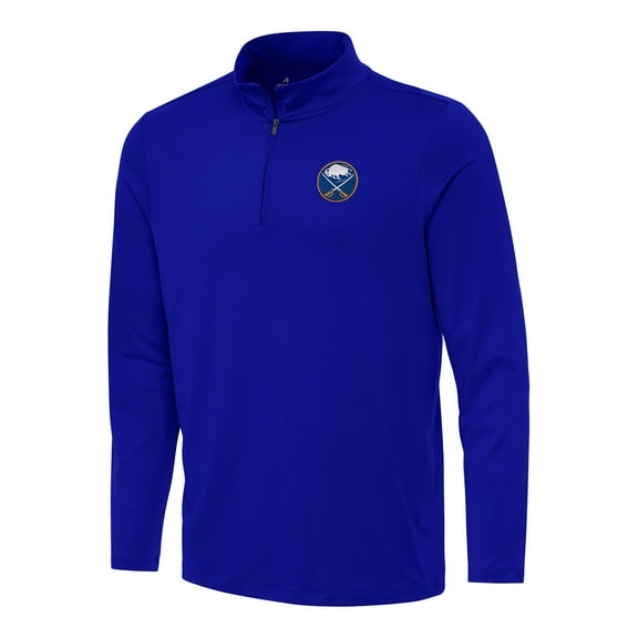 Men's Antigua Royal Buffalo Sabres Reprocess Quarter-Zip Top
