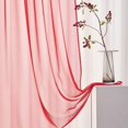 thumbnail image 2 of Cortina TOAVA DECO de gasa transparente roja, 115 x 114 cm, 2 paneles, 2 of 8