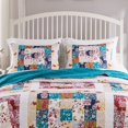 thumbnail image 2 of Harmony Teal Sham Standard, 2 of 3