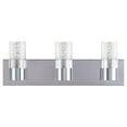 thumbnail image 3 of CO-Z Chrome Finished Wall Sconce Vanity Light 14W LED Lights 3-light, 3 of 5