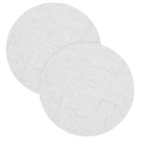 ULTNICE 2Set Cream Color Round Ceiling Light Cover for Home Decoration Eye Protection