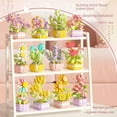 thumbnail image 4 of Funtogether Toys Mini Flower Building Blocks Set, Potted Plant Botanical Collection, Creative DIY Home and Office Desk Decor, Timeless Floral Gift for Adults and Teens (Multiple Styles), 4 of 6