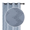 thumbnail image 1 of Jacquard Panel W 8 Grom (Chevron) (Blue) (96") - Set of 2, 1 of 1