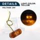 thumbnail image 5 of Luces de remolque LED para camiones Unique Bargains 24V, luces de marcador ovaladas de goma impermeables amarillas, 6 piezas, 5 of 7