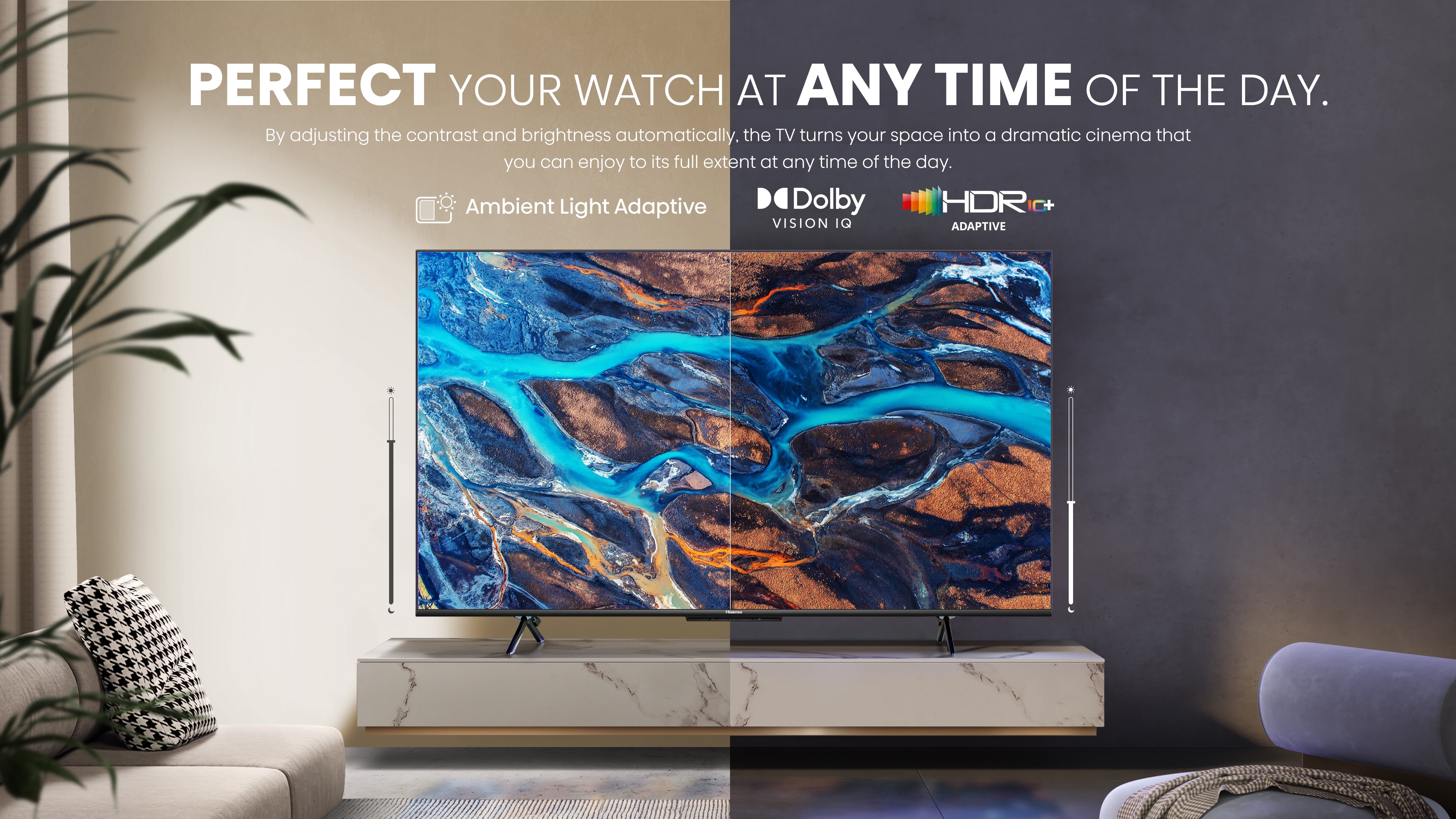 Hisense 50" Class U6H ULED 4K Google TV (50U6H) - QLED, 600 Nits, 240 Motion Rate, Voice Remote