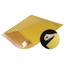 12 1/2 x 19" Kraft #6 SelfSeal Bubble Mailers Padded Envelopes 25 Per Case