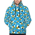 thumbnail image 4 of Hoodies for Men - Flying Bees Long Sleeve Comfrt Men'S Fashion Hoodies & Sweatshirts, Sweatshirts for Men Hoodies Pullover Clothing Clothes with Pouch, 4 of 7