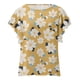 thumbnail image 5 of Moda mujer verano casual cuello redondo volantes manga corta impresión tops pullover blusa Pompotops hkajfhjk468013, 5 of 6