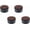 Round Black 2.36"x1.18", variant on 1.18" Self Adhesive Bed and Furniture Risers,Steel Bed Risers to Heavy Furniture or Beds Chair Table Riser,Round Black 60x30mm(WH)