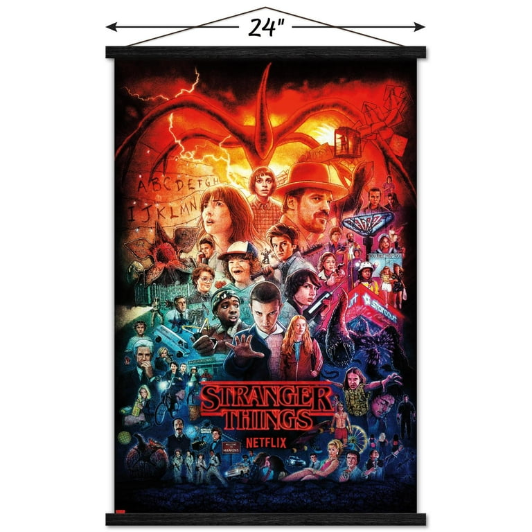 Netflix Stranger Things (2016) - Three Seasons One Sheet Wall