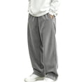 thumbnail image 6 of Cethrio Boys Straight-leg Pants, Corduroy Casual Elastic Waist Relaxed Fit Pants with Pockets Gray Size 14, 6 of 8