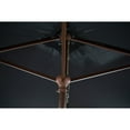 thumbnail image 3 of DestinationGear Classic Wood 6.5' Square Patio Umbrella, Lime, 3 of 6